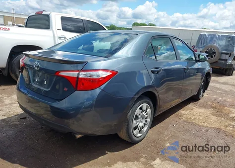 2016 Toyota Corolla S z USA, uszkodzony, nr VIN 5YFBURHE8GP385583